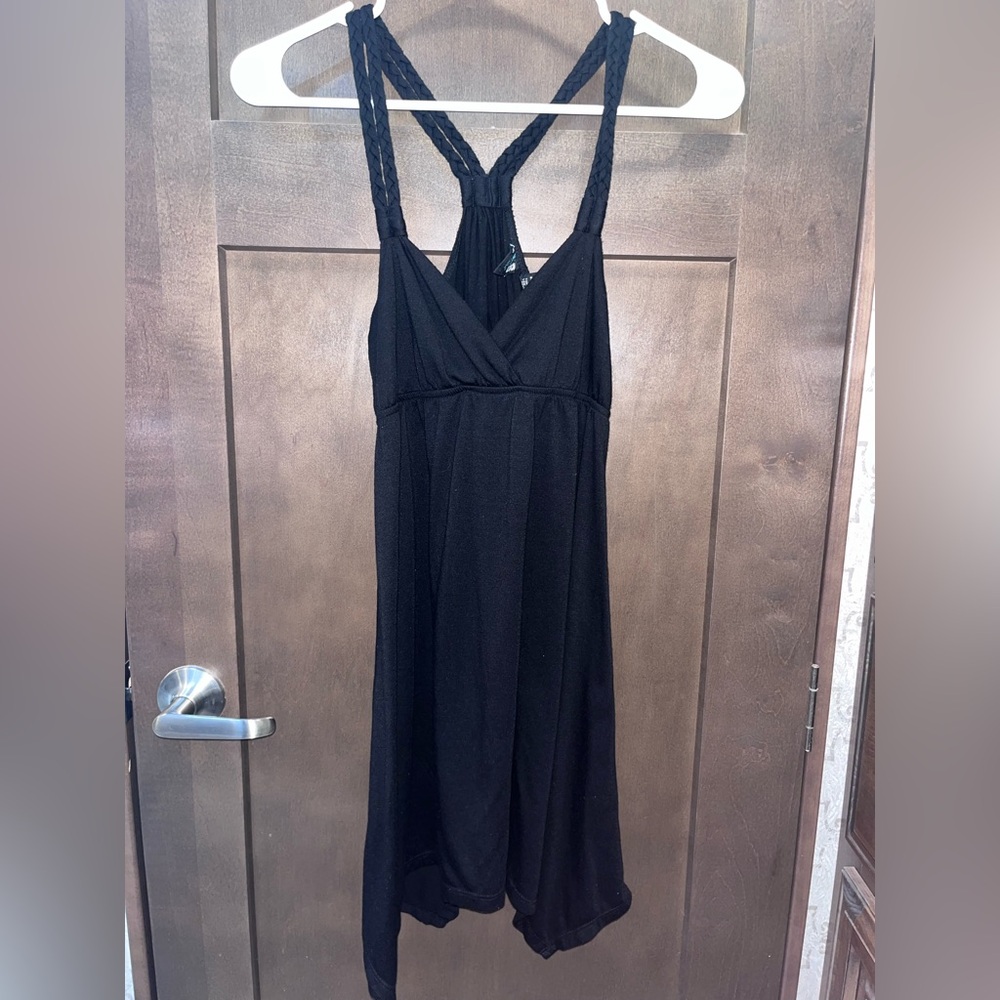 Black Strappy Swim coverup or tunic